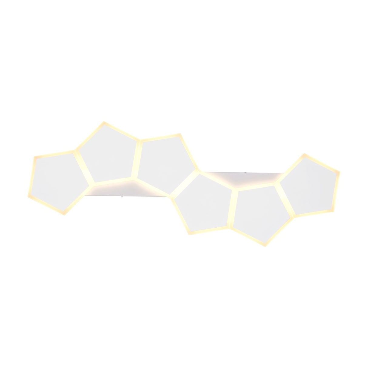 Zaya 6 Light LED Linear Chandelier – Matt White