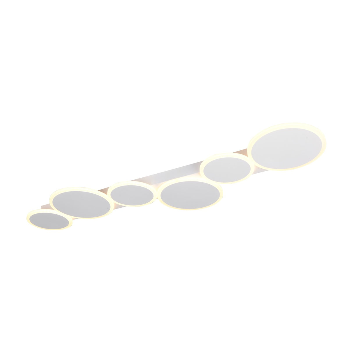 Ovela 6 Light LED Remote Control Chandelier – Matt White