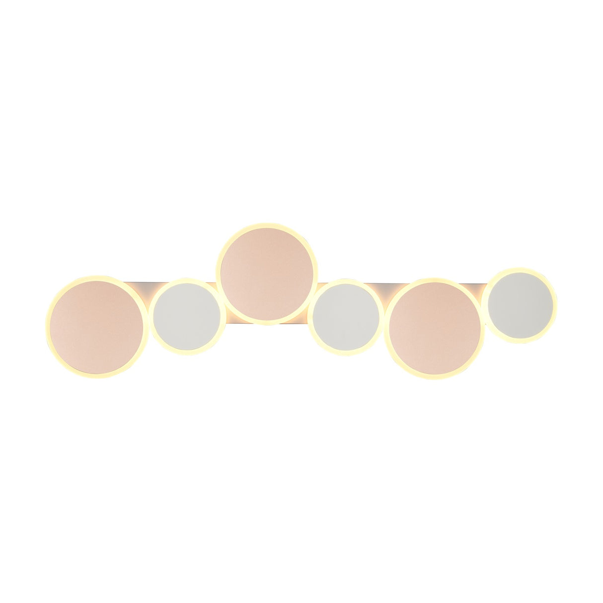 Ovela 6 Light LED Remote Control Linear Chandelier – Coffee