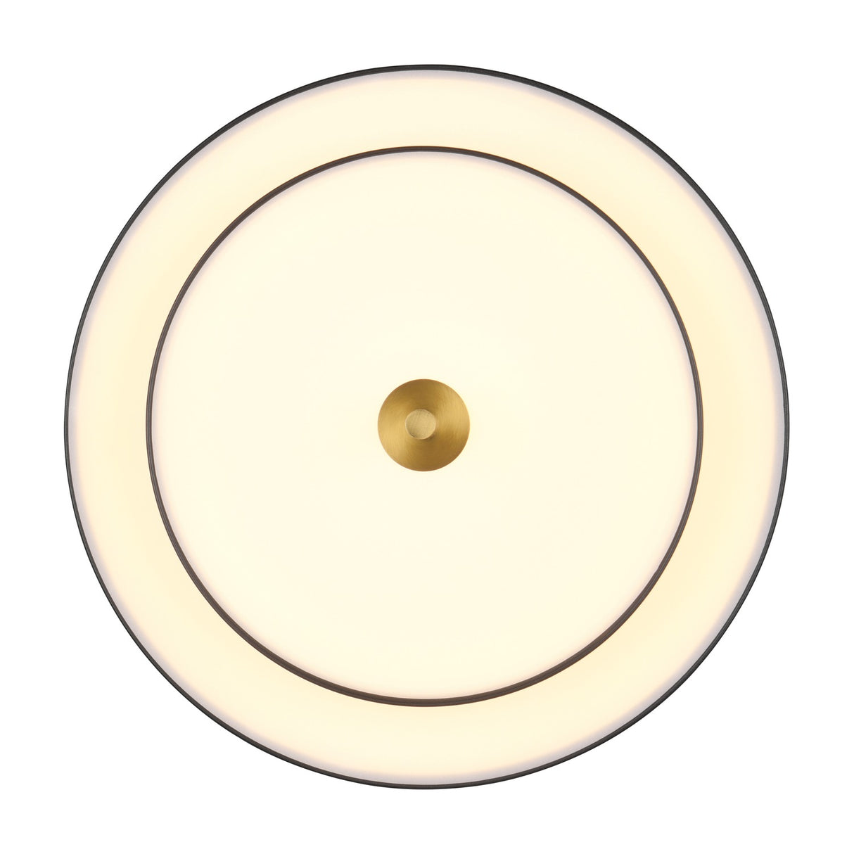 Keaton LED Round Ceiling Light – Black & Gold