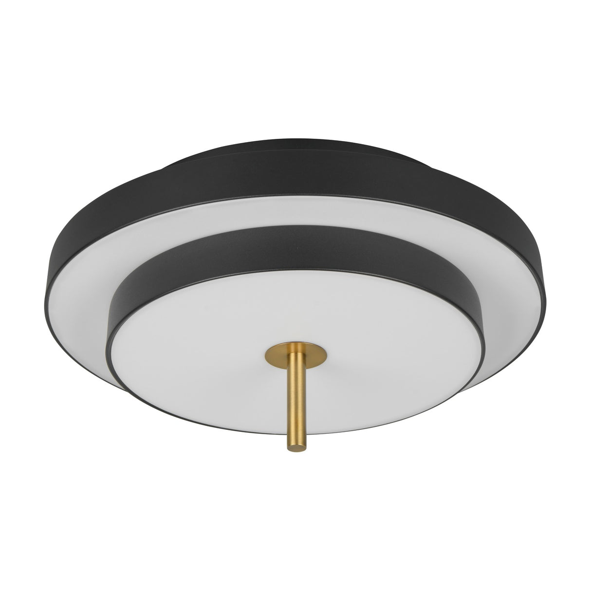 Keaton LED Round Ceiling Light – Black & Gold