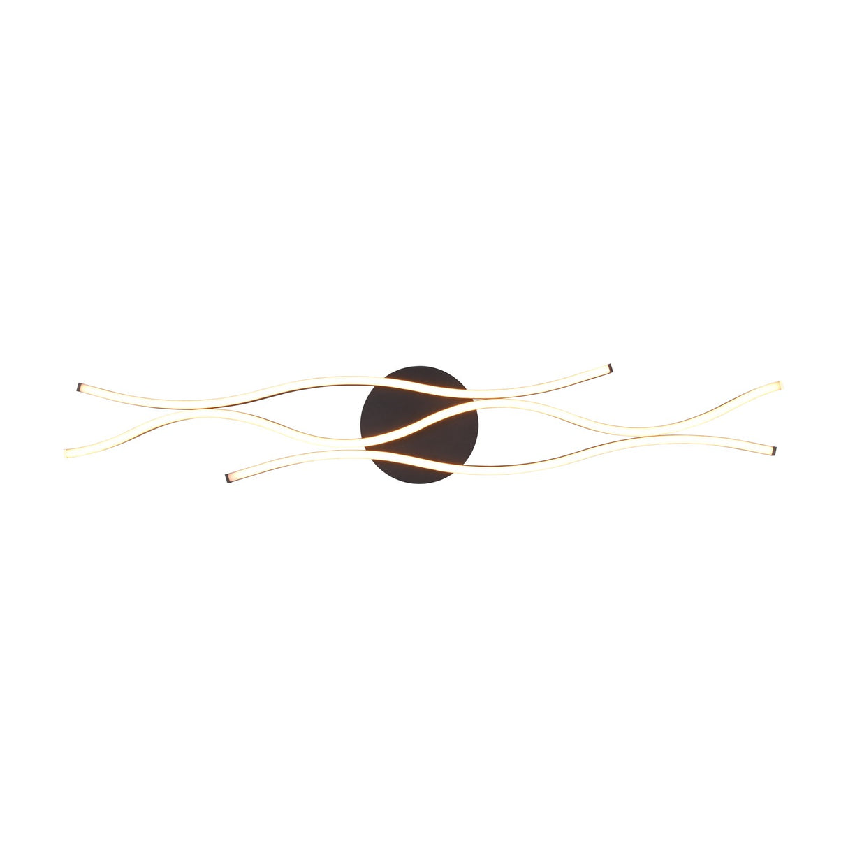 Blaze 2 Light LED Linear Ceiling Light – Satin Brass