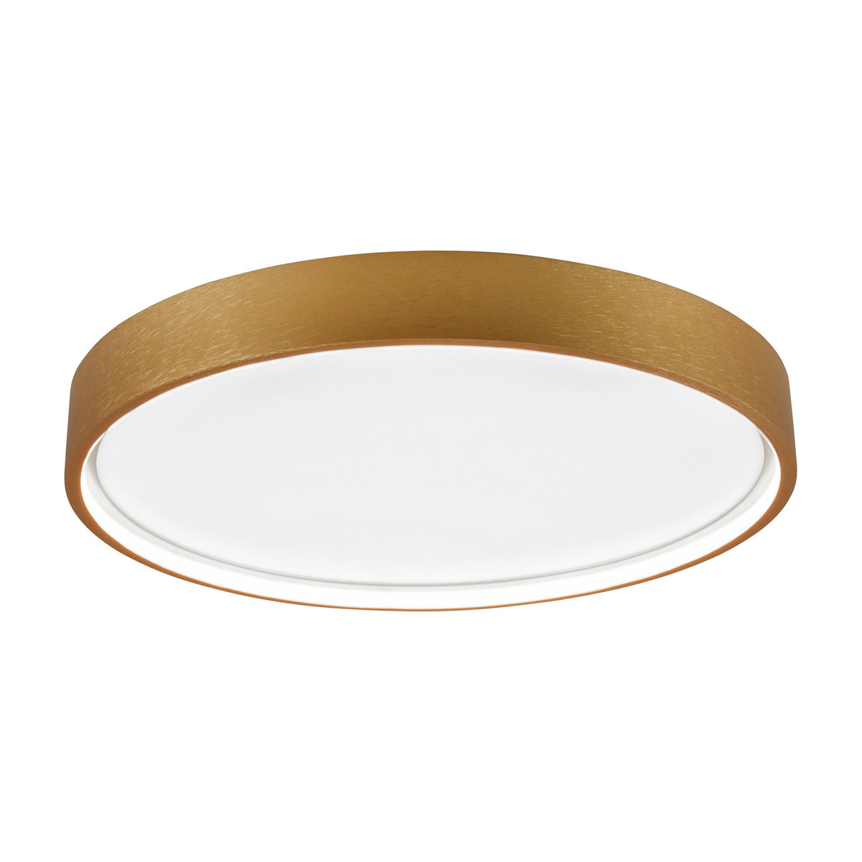 Doha LED Round Ceiling Light – Satin Brass