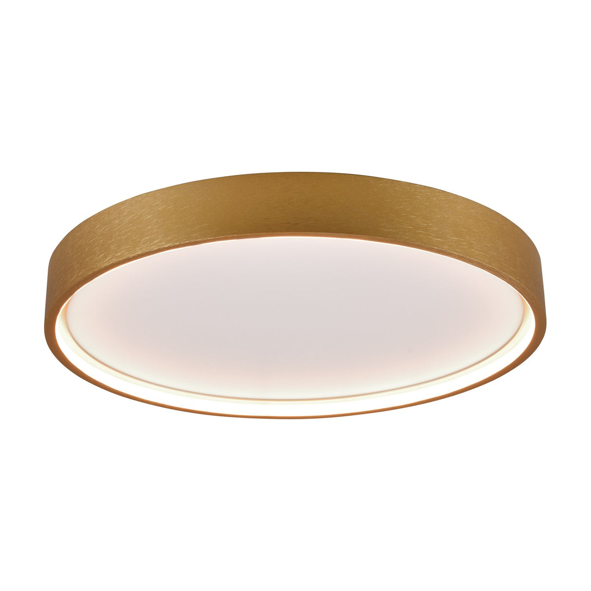 Doha LED Round Ceiling Light – Satin Brass