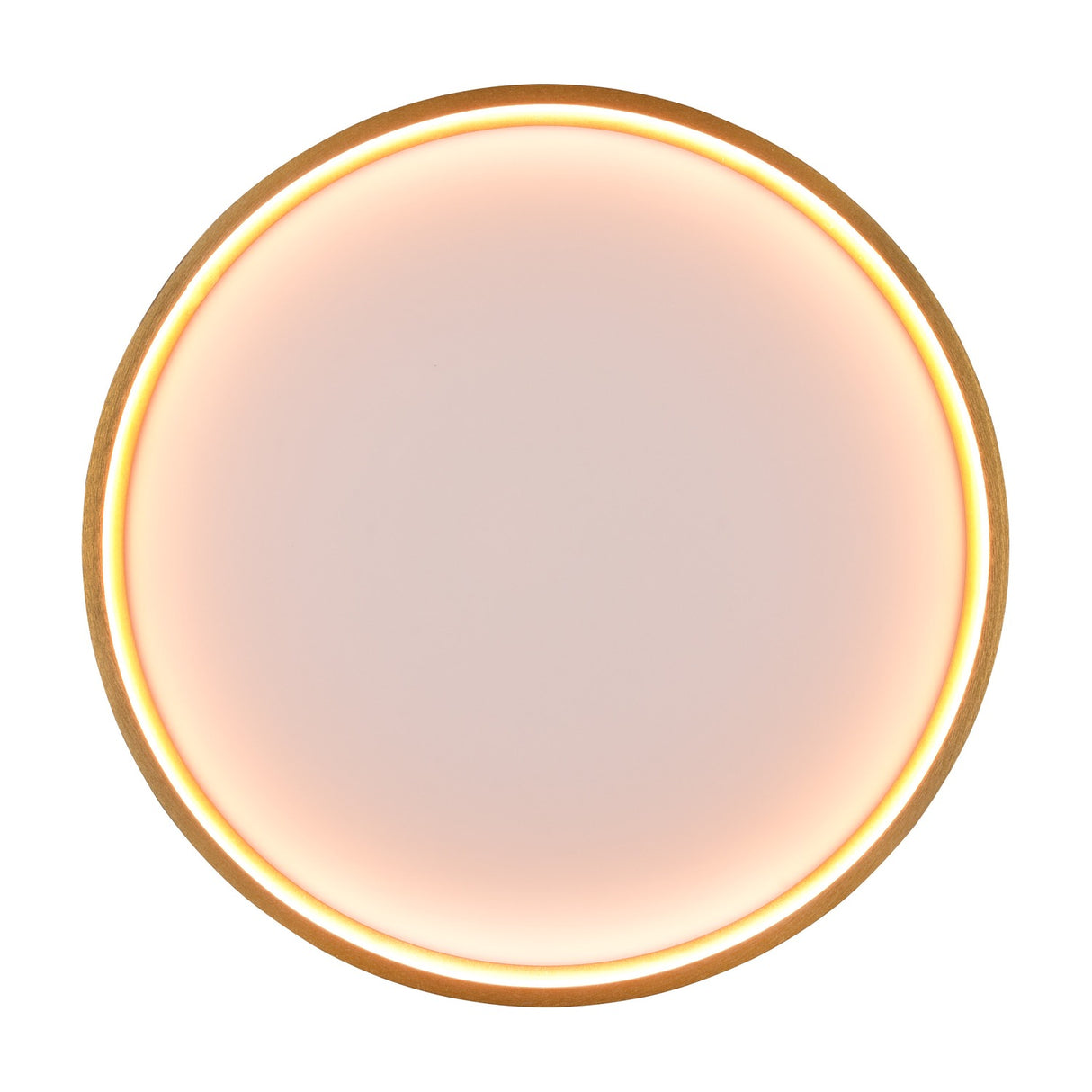 Doha LED Round Ceiling Light – Satin Brass