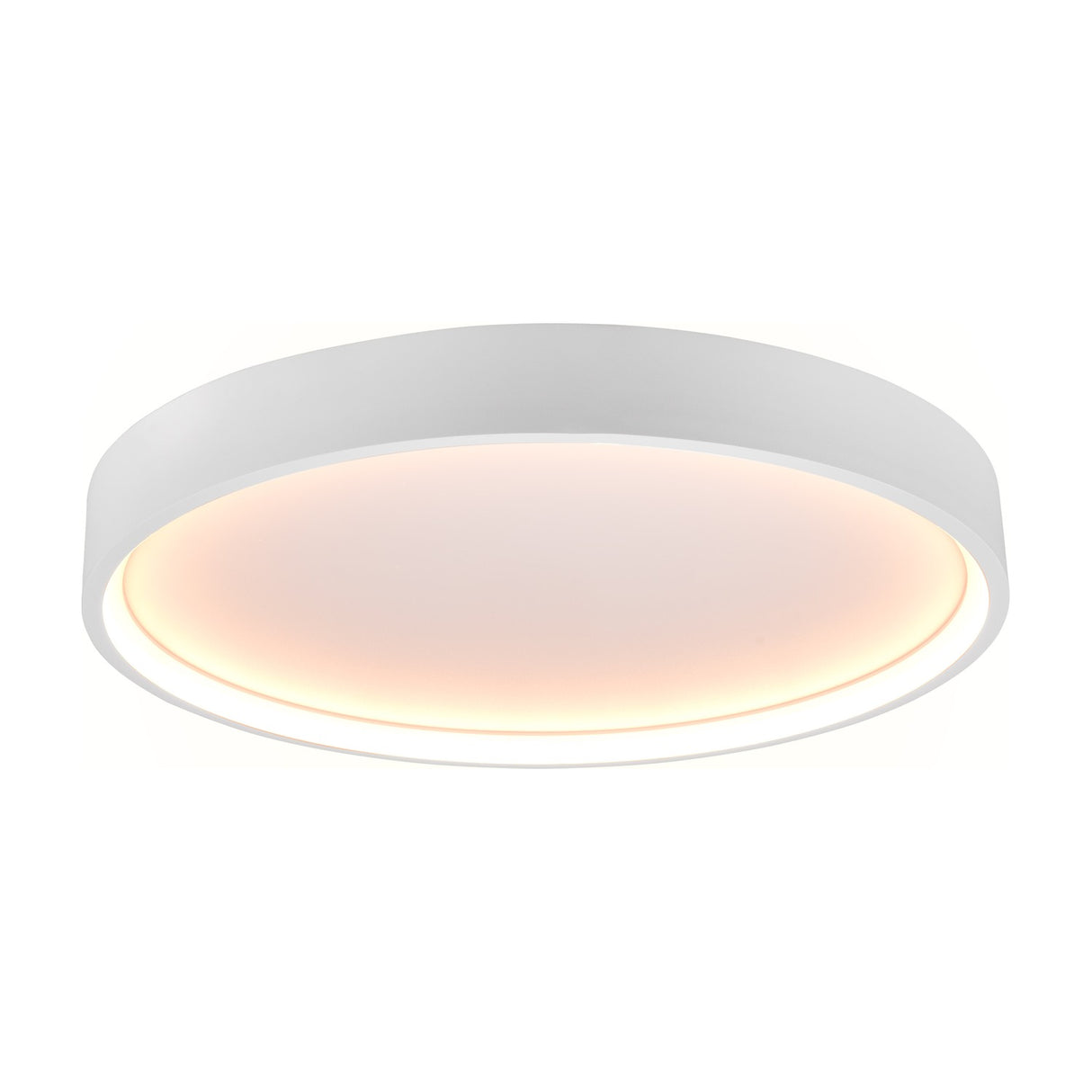 Doha LED Circular Ceiling Light – Matt White