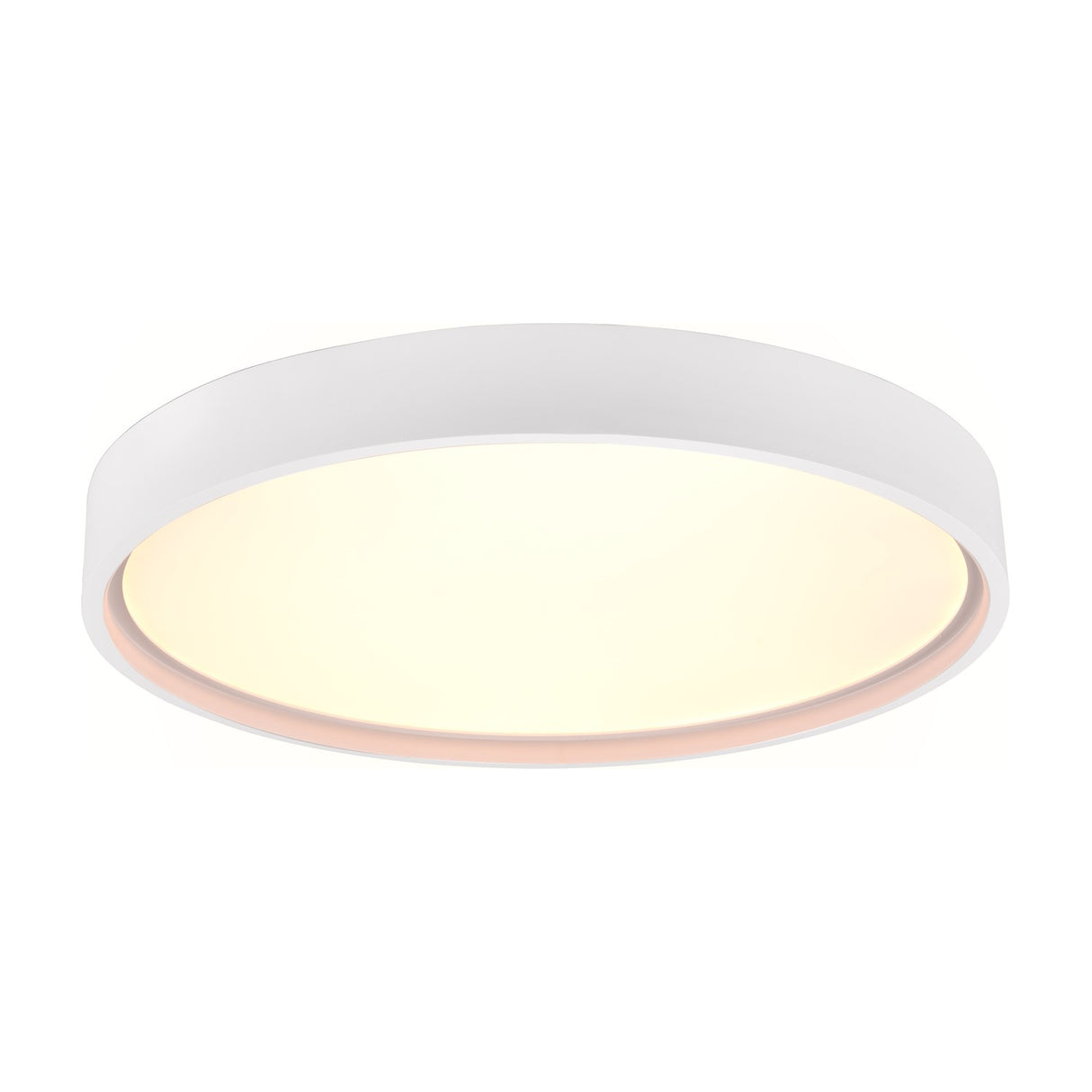Doha LED Circular Ceiling Light – Matt White
