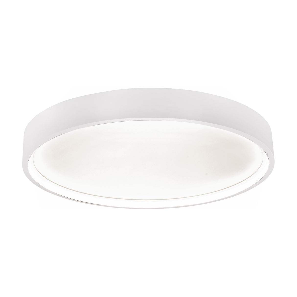 Doha LED Circular Ceiling Light – Matt White