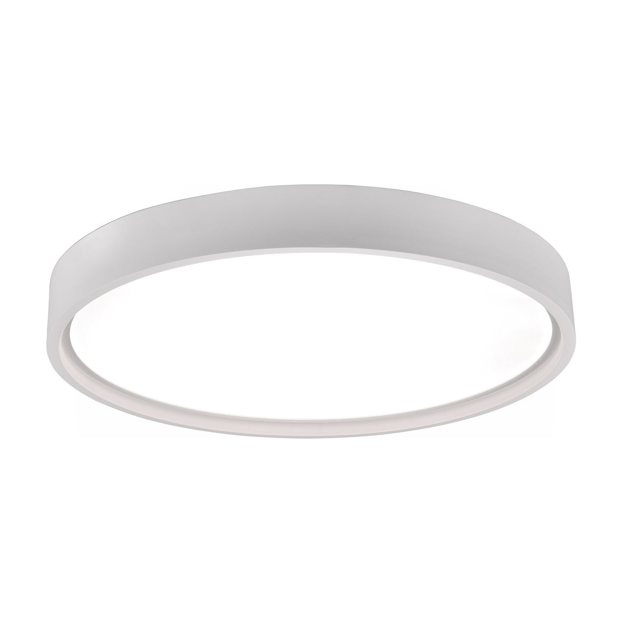 Doha LED Circular Ceiling Light – Matt White