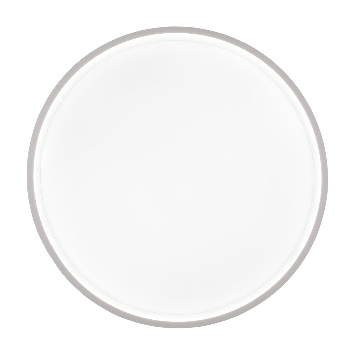 Doha LED Circular Ceiling Light – Matt White