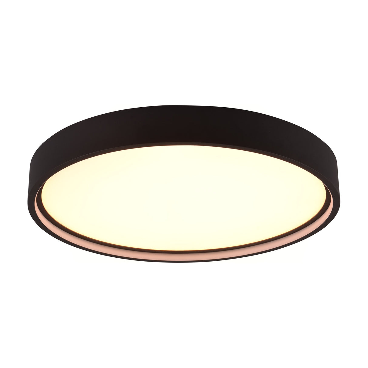 Doha LED Round Ceiling Light – Matt Black