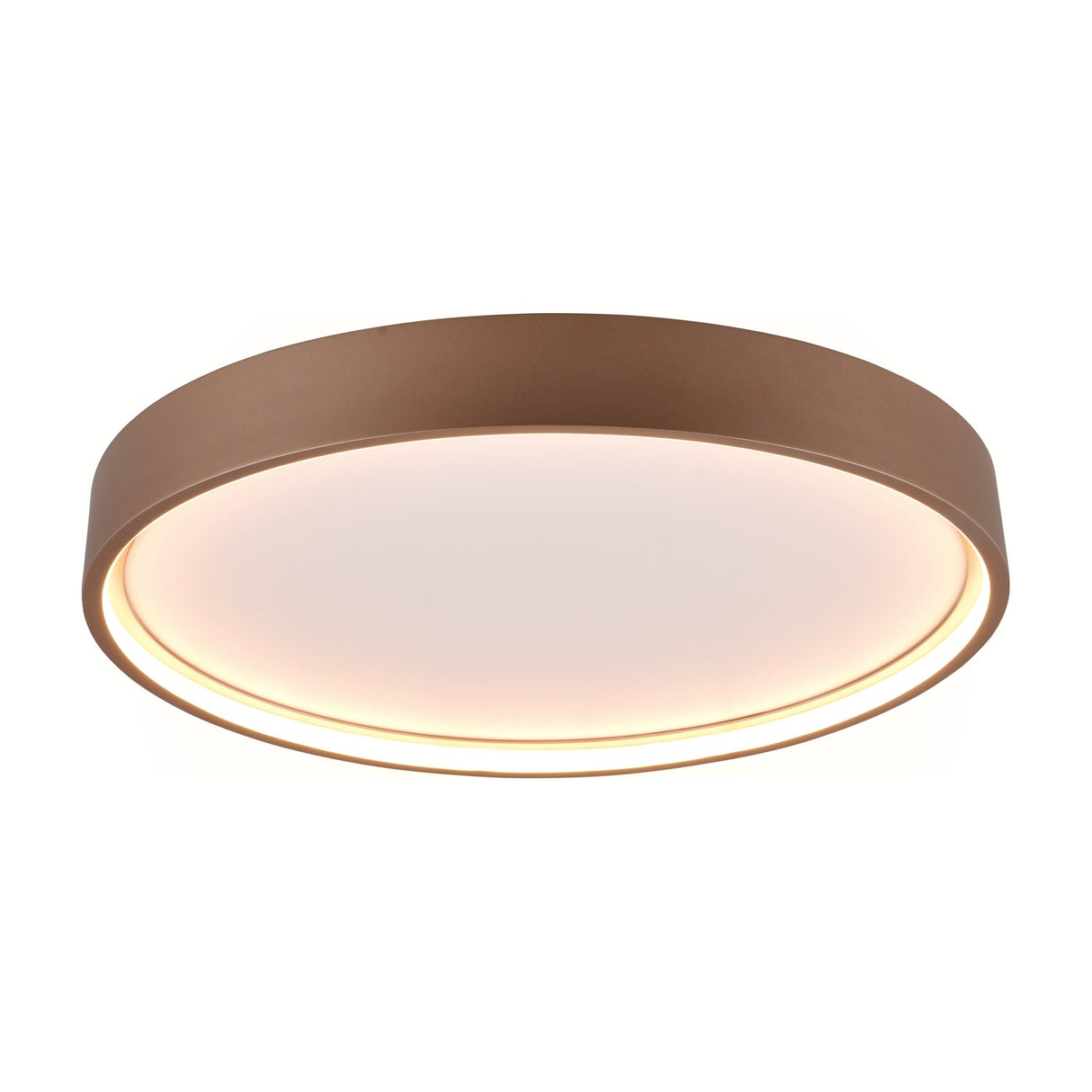 Doha LED Circular Ceiling Light – Coffee