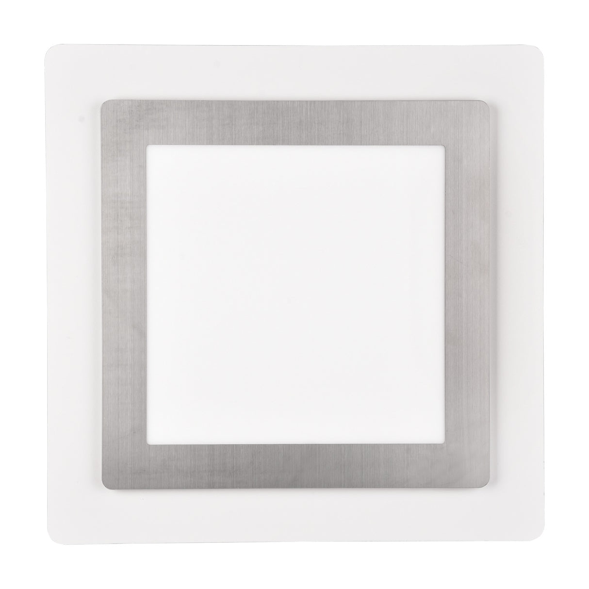 Morgan LED Square Ceiling Light – Satin Nickel