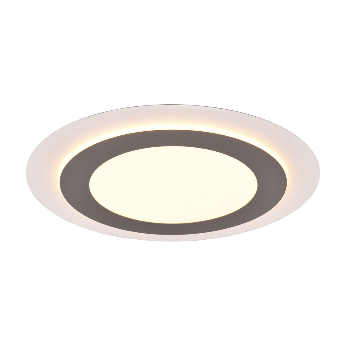 Morgan LED Remote Control Ceiling Light – Satin Nickel