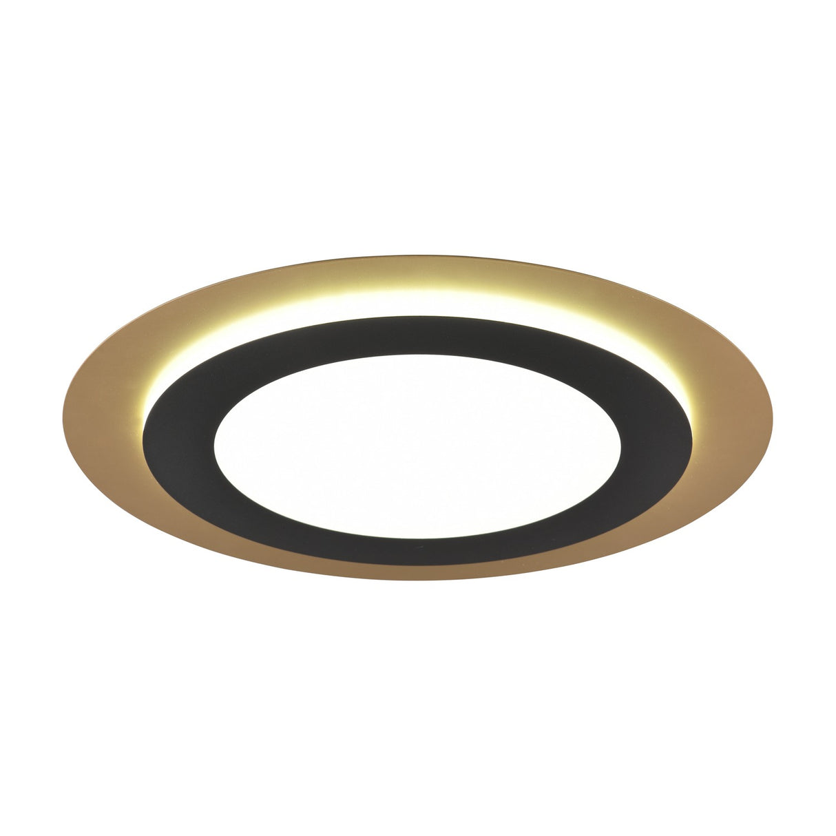 Morgan LED Remote Control Ceiling Light – Black & Gold