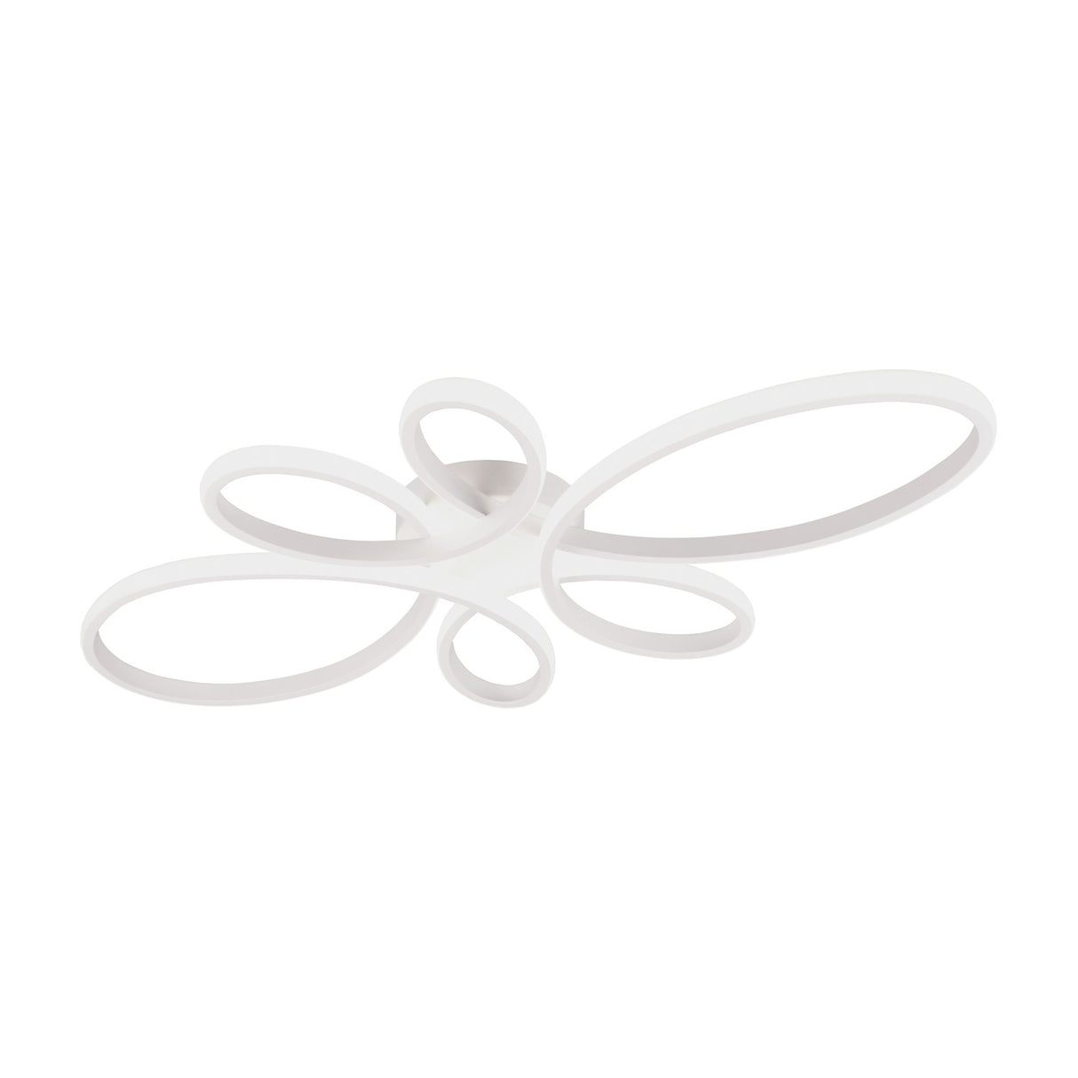 Fly 5 Light LED Circular Ceiling Light – Matt White