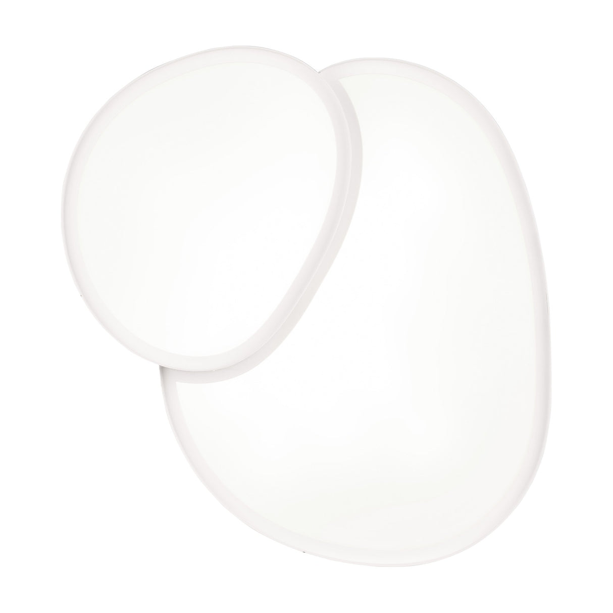 Rise 43.5cm LED Round Ceiling Light – Matt White