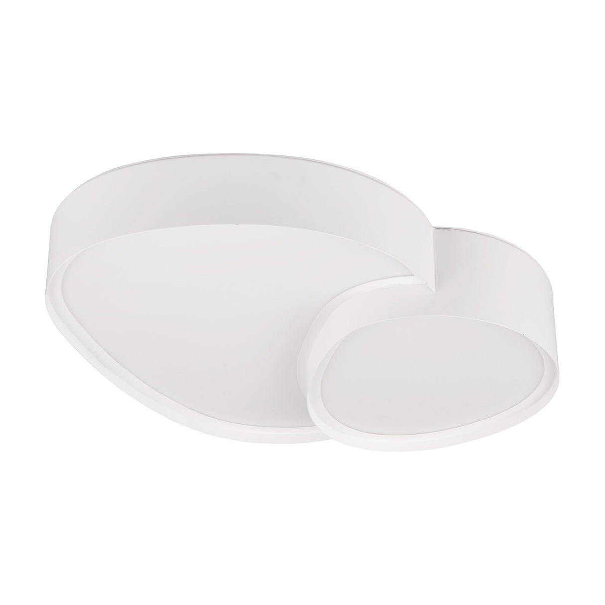 Rise 43.5cm LED Round Ceiling Light – Matt White