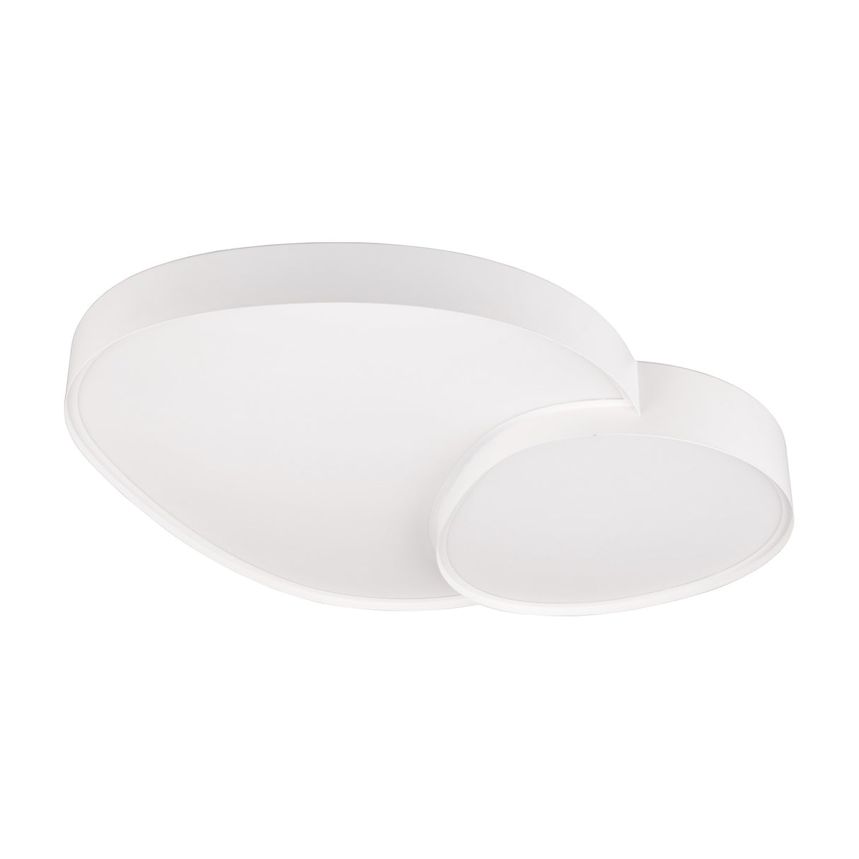 Rise 77cm LED Round Ceiling Light – Matt White