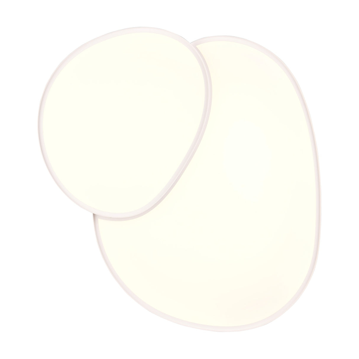 Rise 77cm LED Round Ceiling Light – Matt White