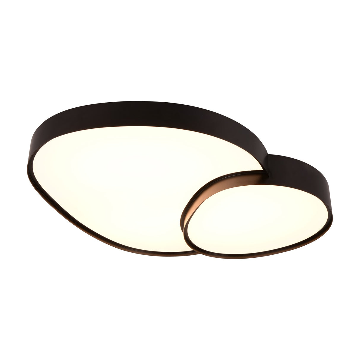 Rise 77cm LED Remote Control Ceiling Light – Matt Black