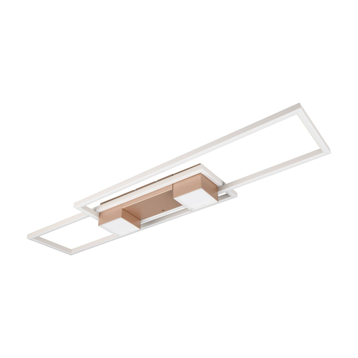 Albany 2 Light LED Square Ceiling Light – Coffee