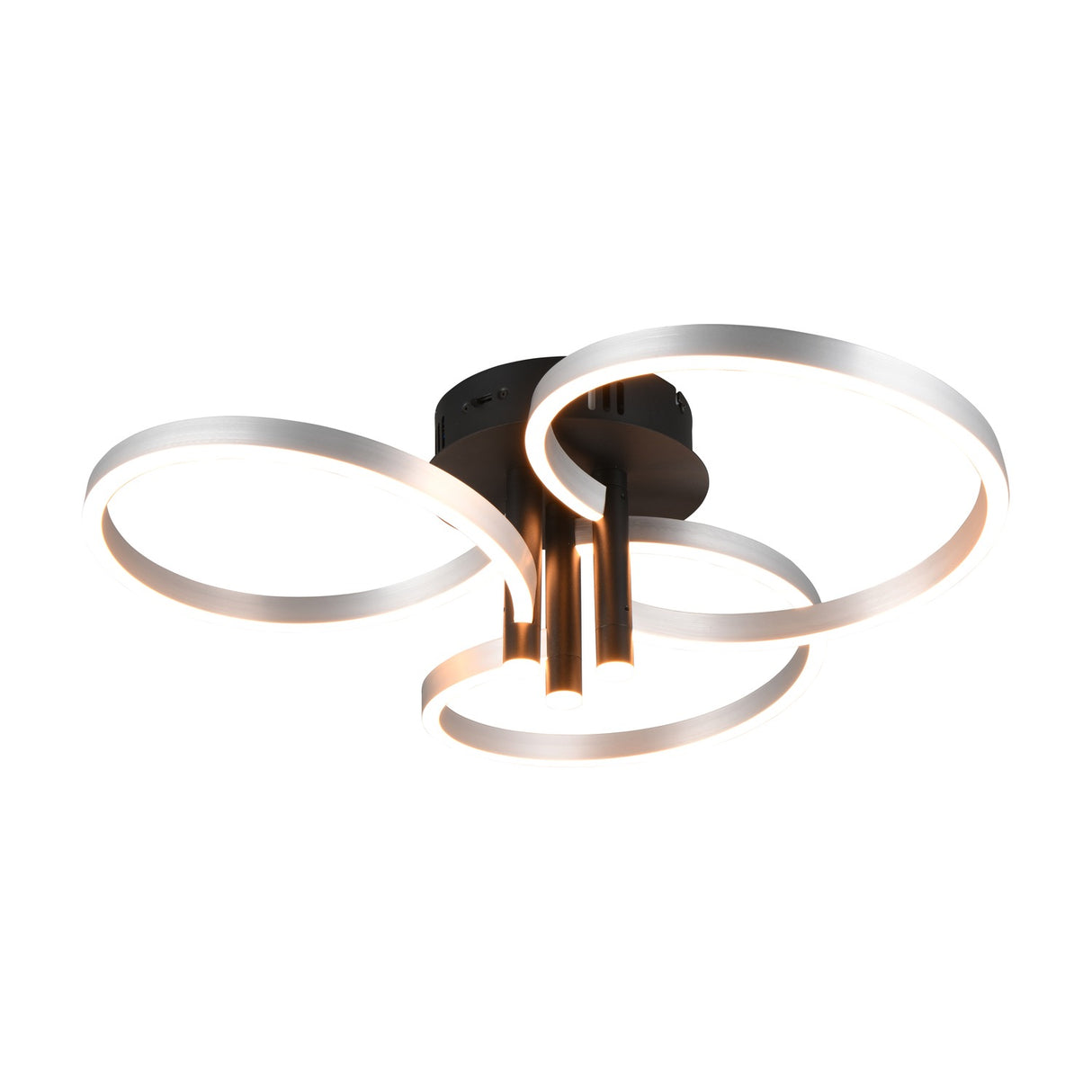 Caruso 3 Light LED Ceiling Light – Brushed Aluminium