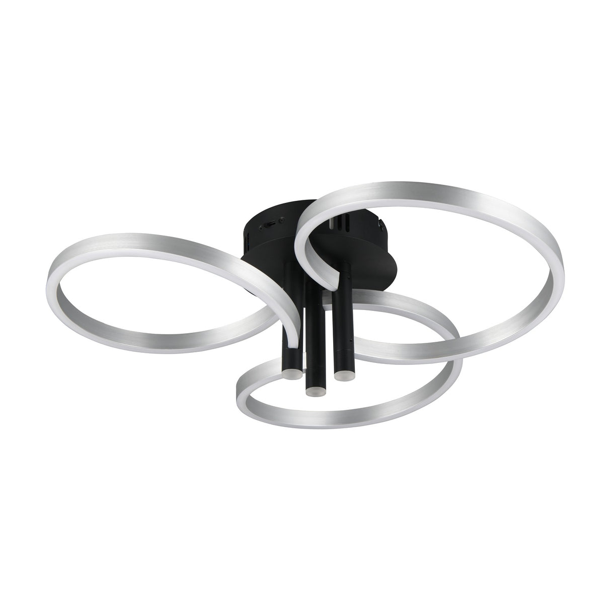 Caruso 3 Light LED Ceiling Light – Brushed Aluminium