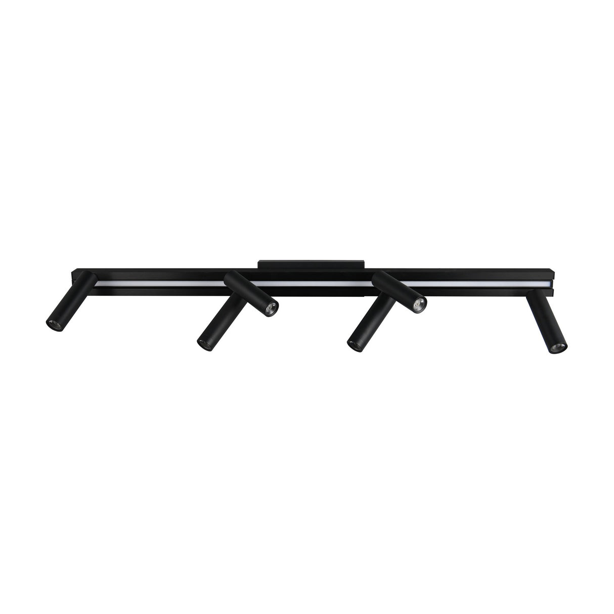 Zeno 7 Light LED Linear Chandelier – Matt Black