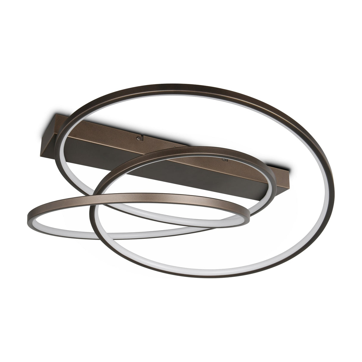 Darvin 2 Light LED Circular Ceiling Light – Platinum
