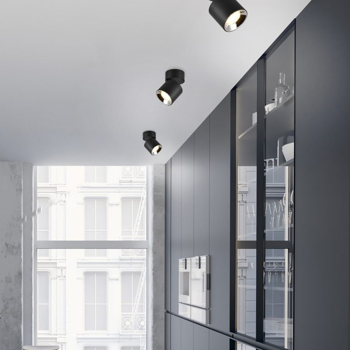Guayana Ceiling Light – Matt Black