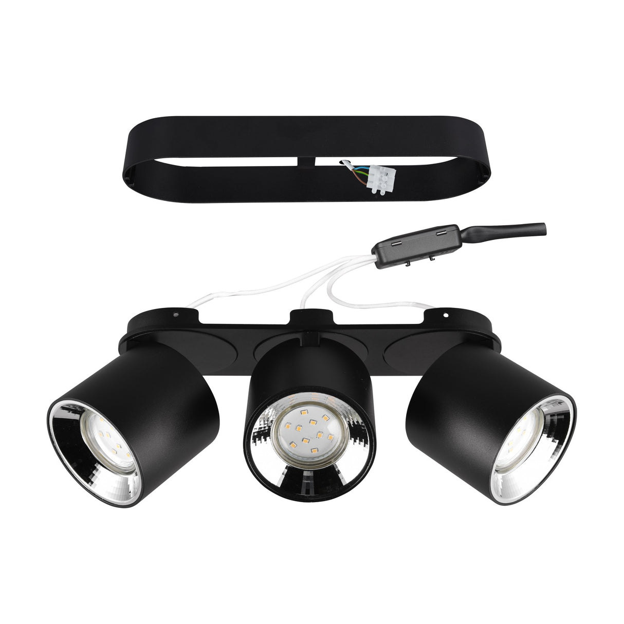 Guayana 3 Light Bar Ceiling Light – Matt Black