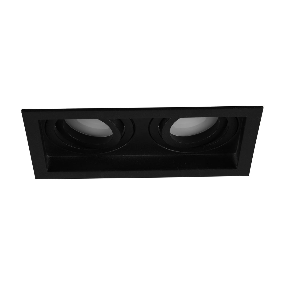Kenai 2 Light Square Downlight – Matt Black