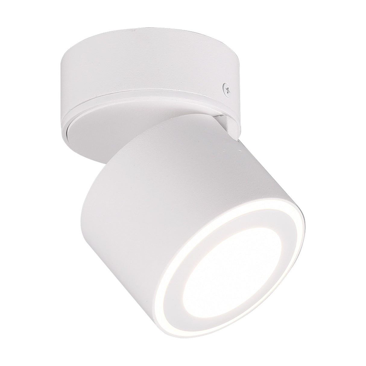 Taurus LED Glass Ceiling Light – Matt White