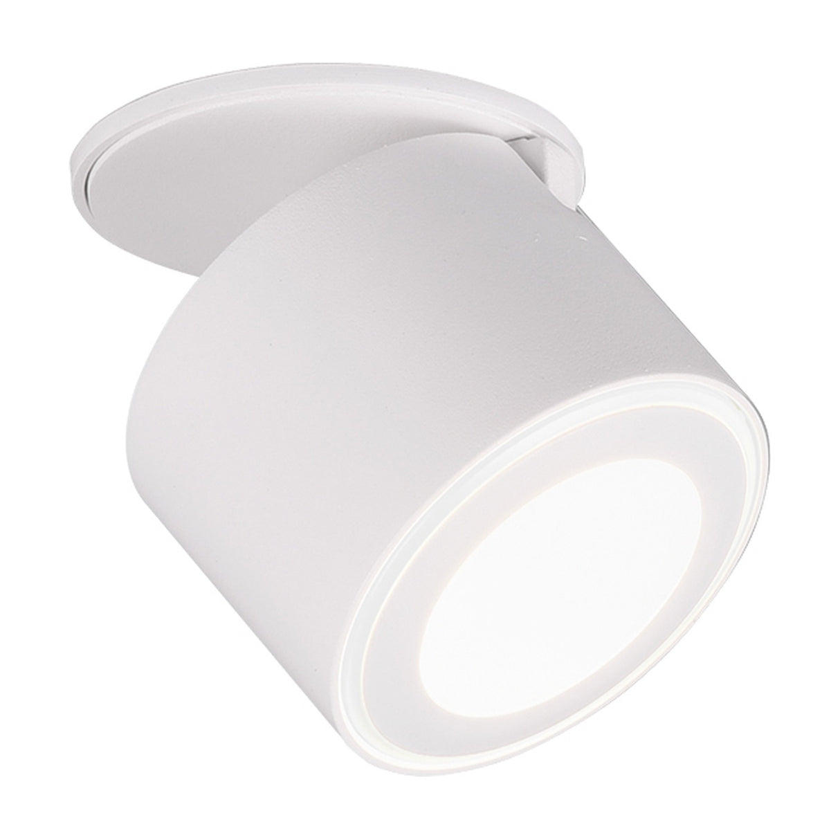 Taurus LED Glass Ceiling Light – Matt White