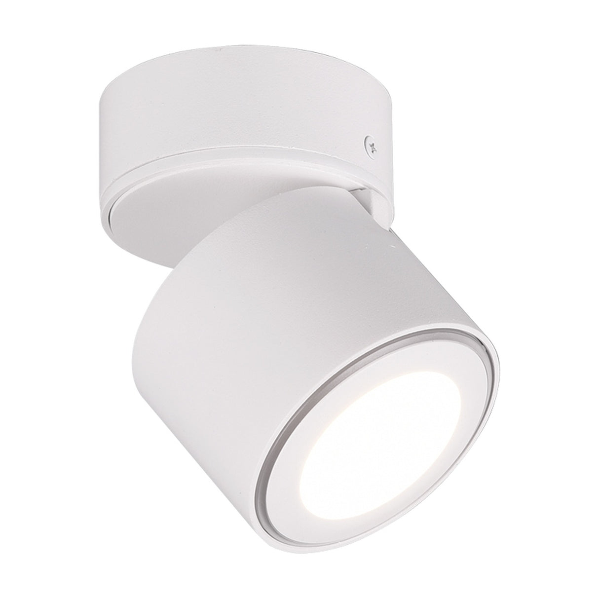 Taurus LED Glass Ceiling Light – Matt White