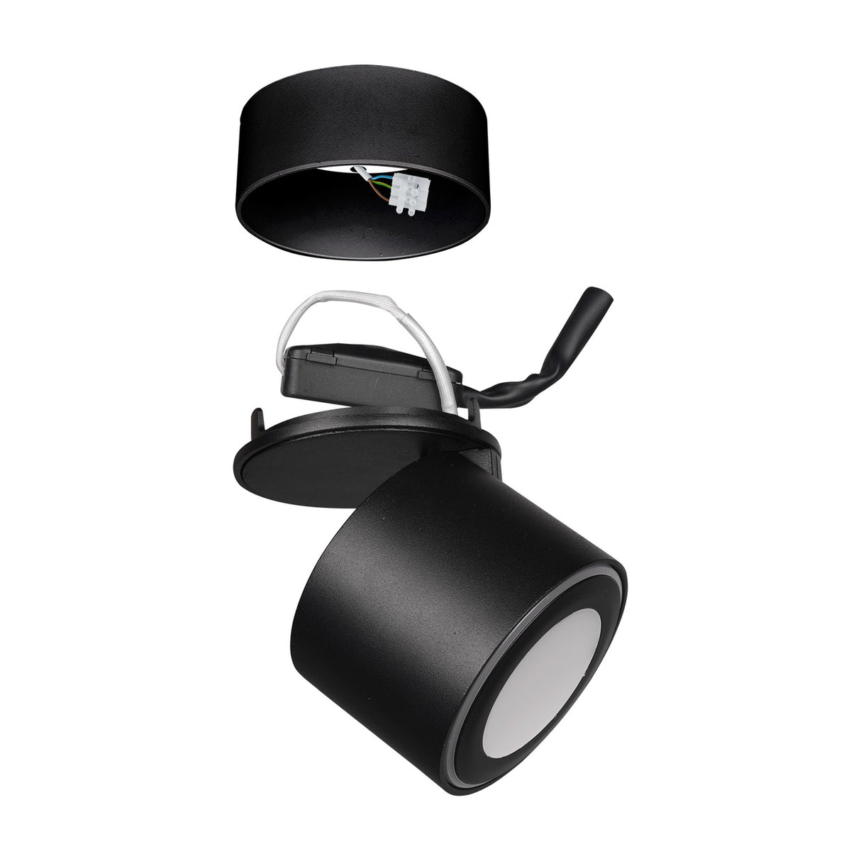 Taurus LED Round Ceiling Light – Matt Black