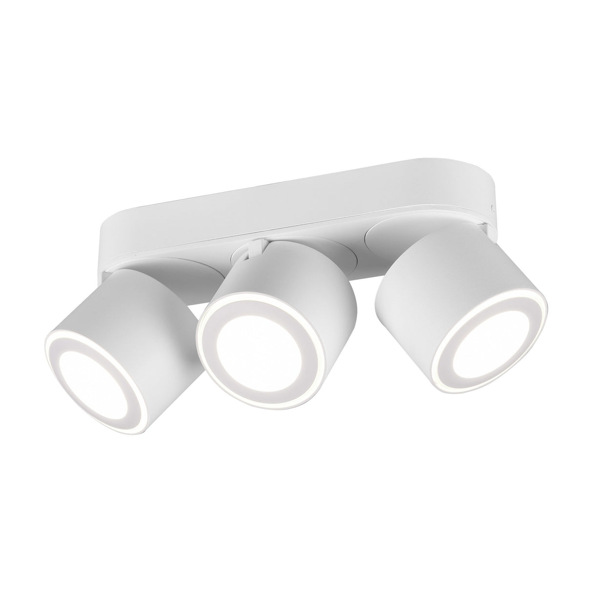 Taurus 3 Light LED Circular Ceiling Light – Matt White