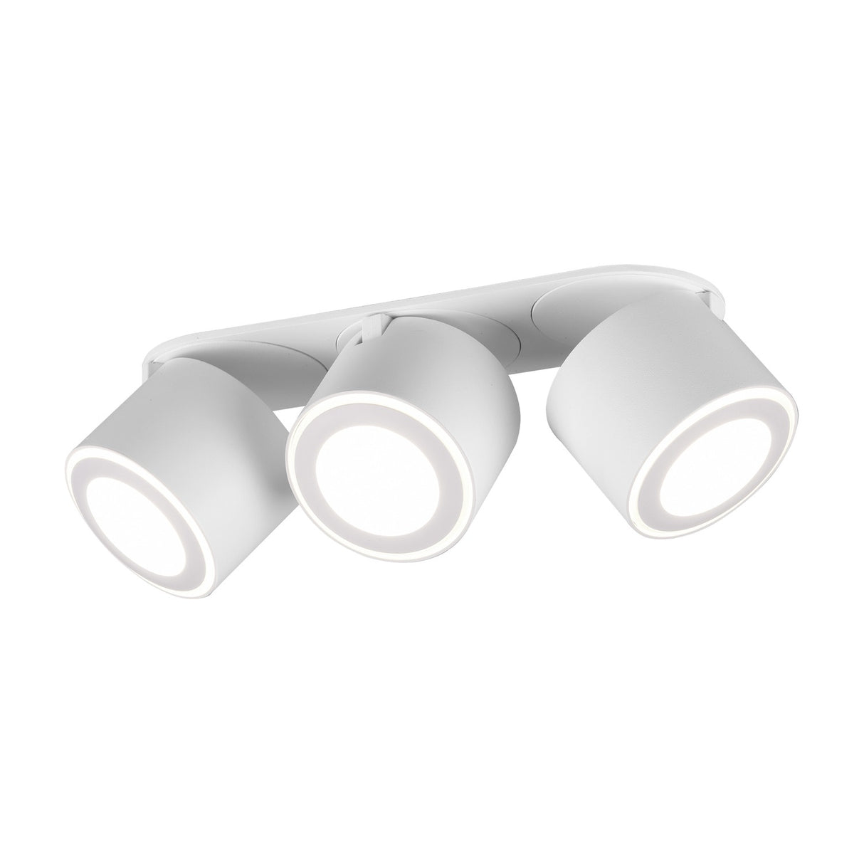 Taurus 3 Light LED Circular Ceiling Light – Matt White
