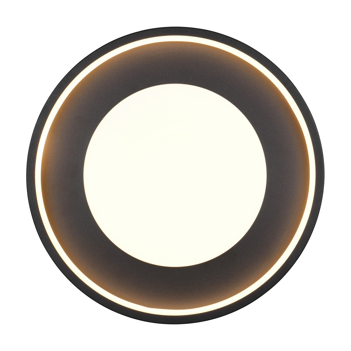 Solea LED Round Ceiling Light – Black & Gold