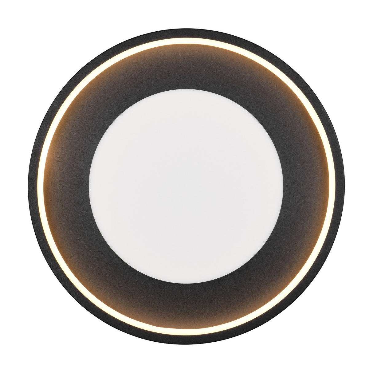 Solea LED Round Ceiling Light – Black & Gold