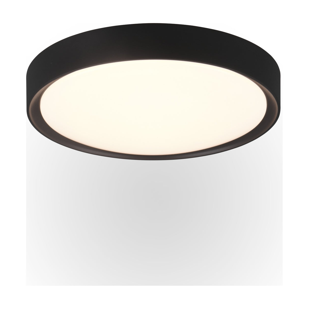 Clarimo LED Glass Ceiling Light – Matt Black