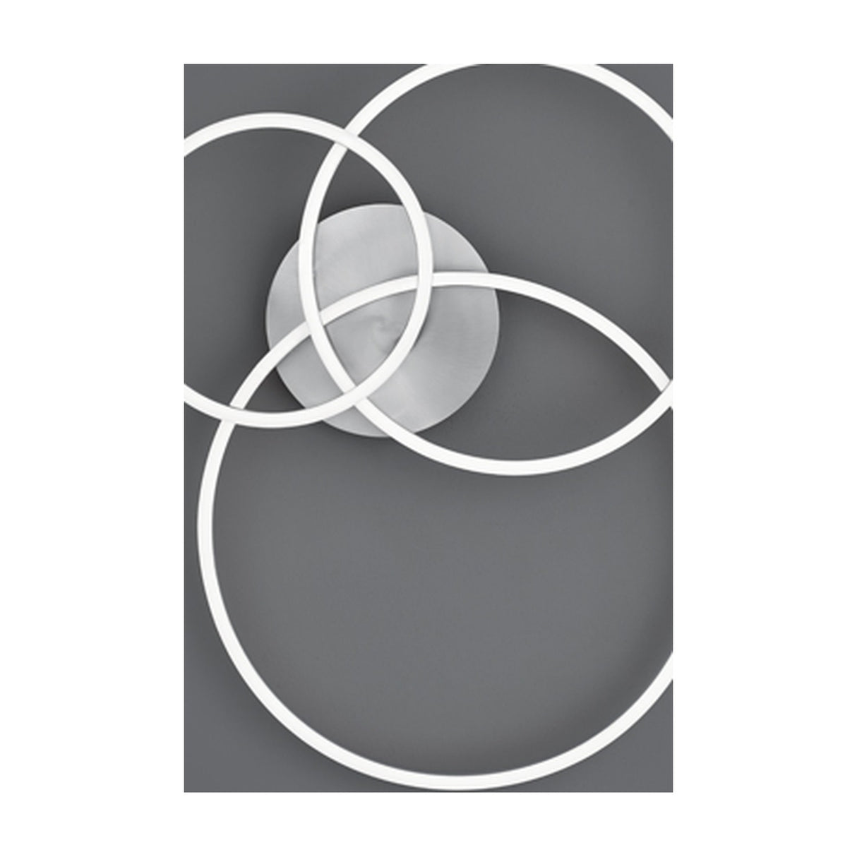 Winona 3 Light LED Circular Ceiling Light – Satin Nickel