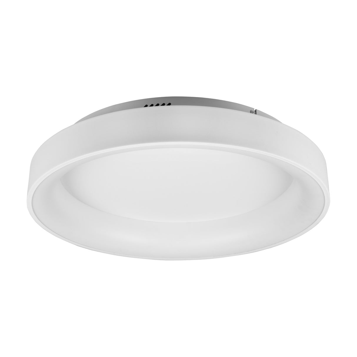 Girona LED Remote Control Round Ceiling Light – Matt White