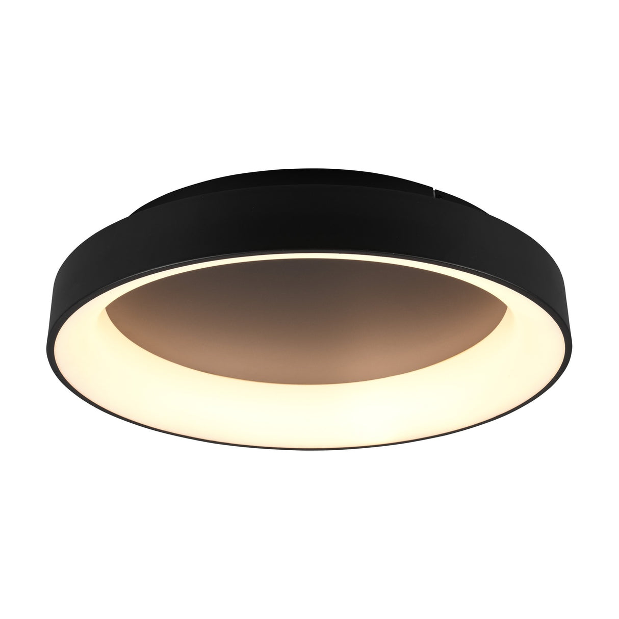 Girona LED Circular 60cm Ceiling Light – Matt Black