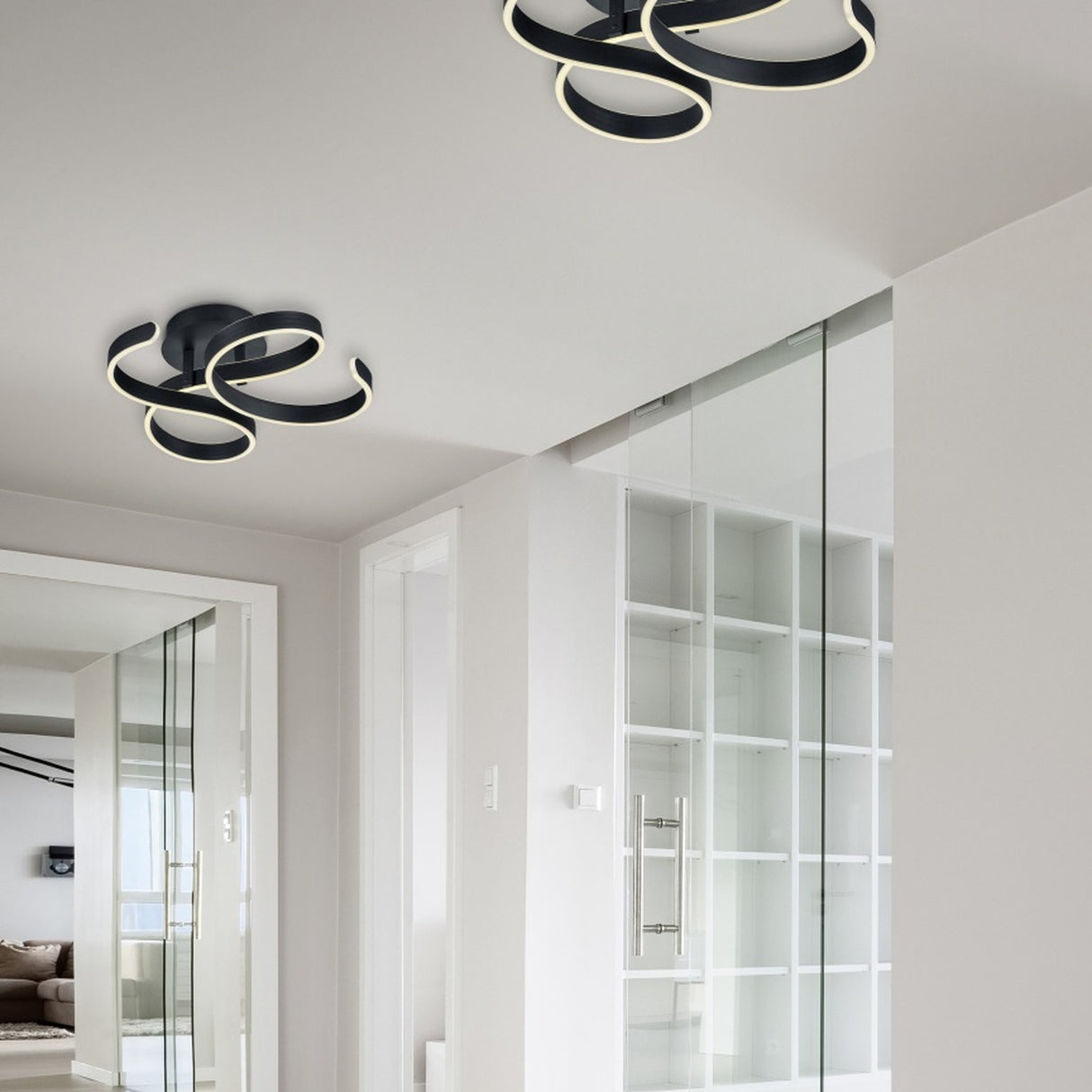 Francis LED Ceiling Light – Anthracite