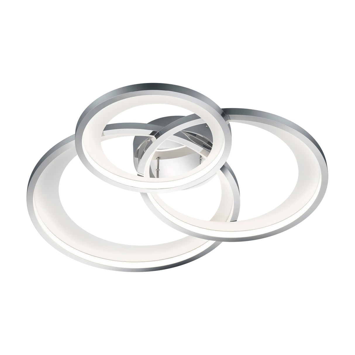 Granada 71.5cm LED Circular Ceiling Light – Chrome