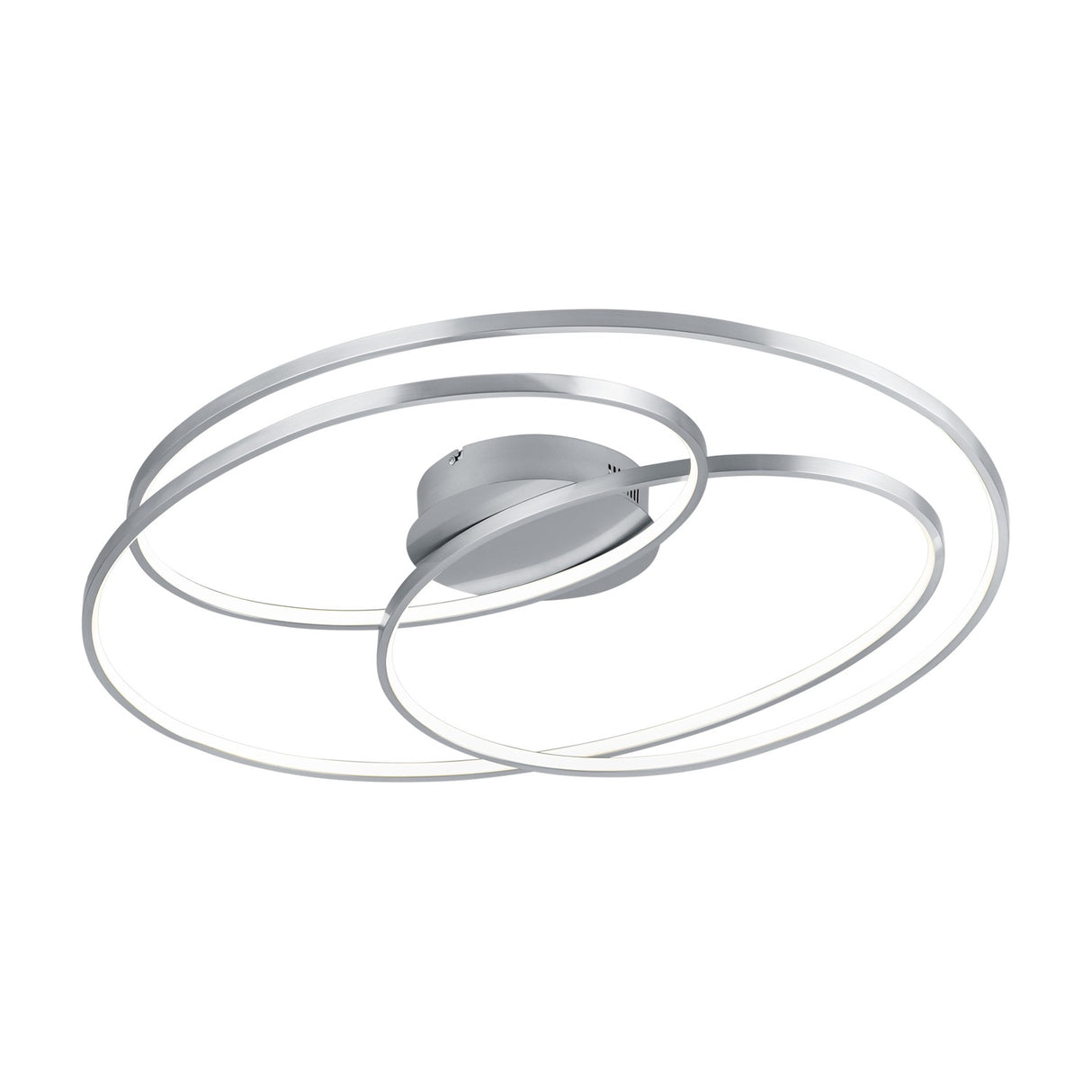 Gale 80cm LED Circular Ceiling Light – Satin Nickel