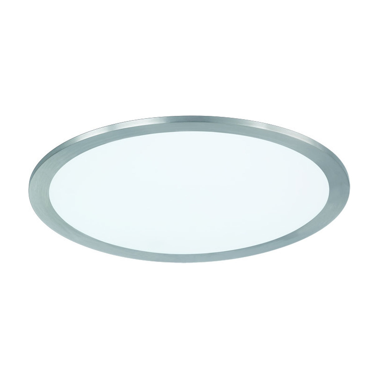 Phoenix LED Glass Disc 30cm Ceiling Light – Satin Nickel