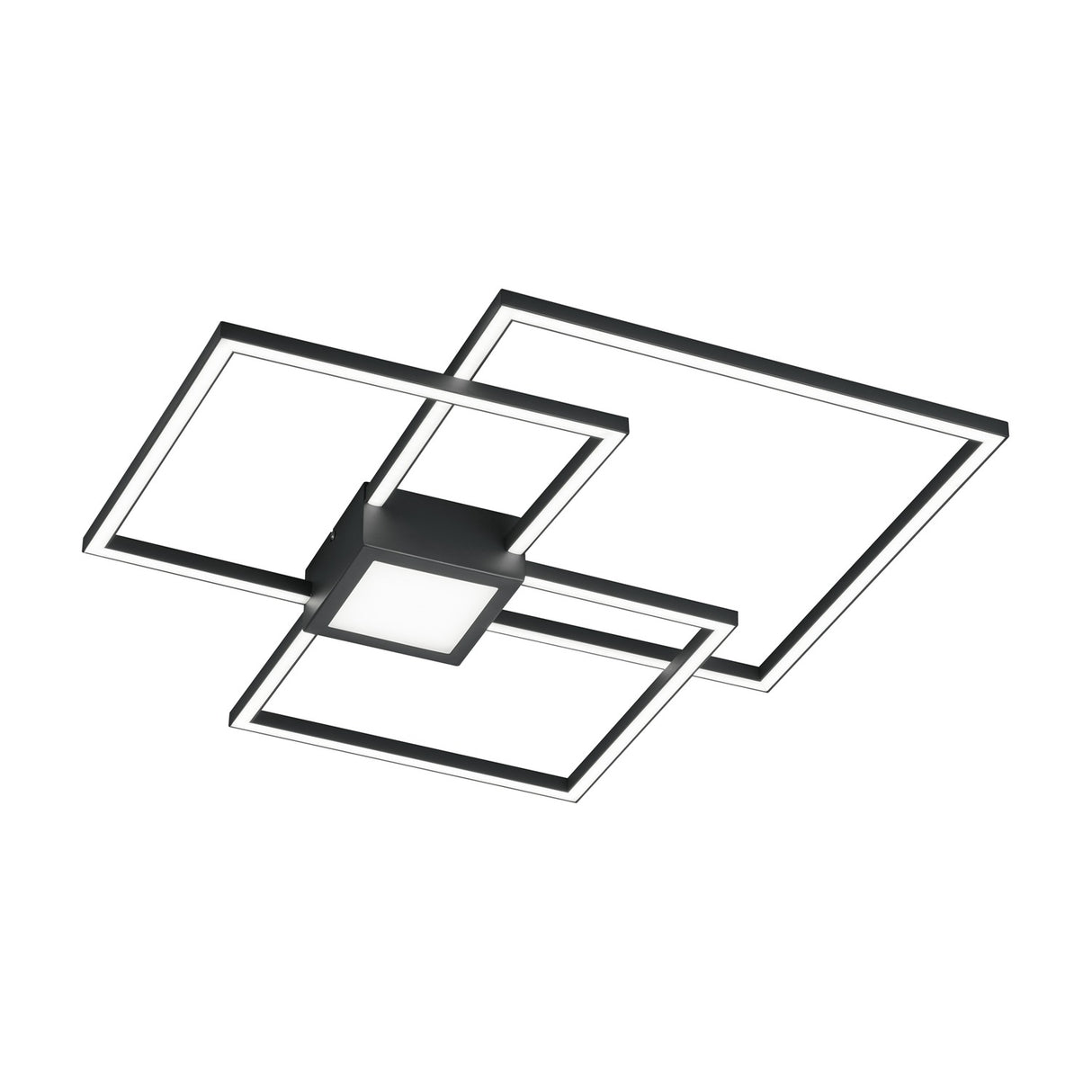 Hydra 3 Light LED Square Ceiling Light – Anthracite